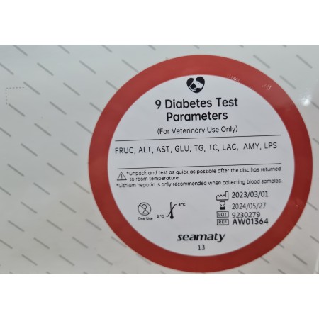 Diabetes Test Parameters tárcsa (SMT-120V / SMT-120VP)
